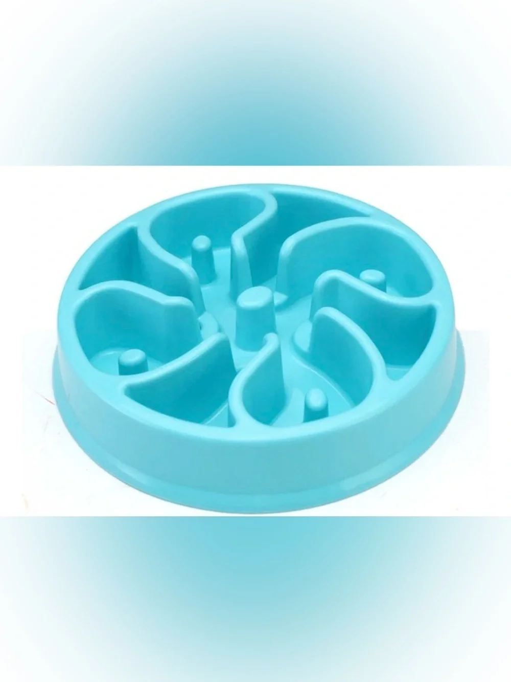 Slow Feeder Pet Food Bowl - Anti-chock Bowl blue